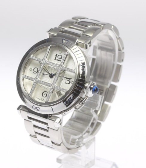 カルティエ パシャ ダイヤ WJ108356