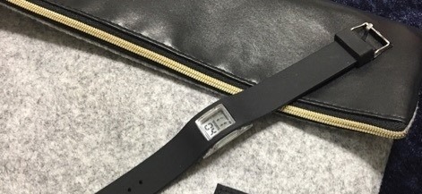 ダイソーの腕時計：ZUCCa風ベルトデジタルウォッチ