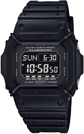 G-SHOCK オールブラック DW-D5600P-1FJ