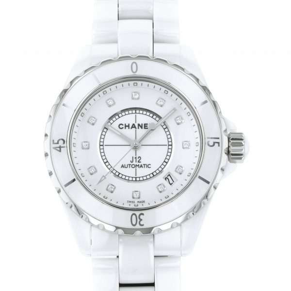シャネル(CHANEL)の白/ホワイトの腕時計：J12 H1629