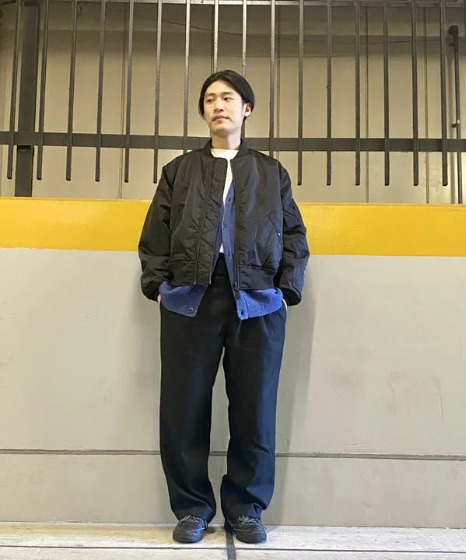 コーデ13：オーバーサイズ×フルーカーディガン