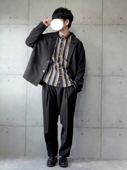春夏向け5：テーラードジャケット×ストライプ