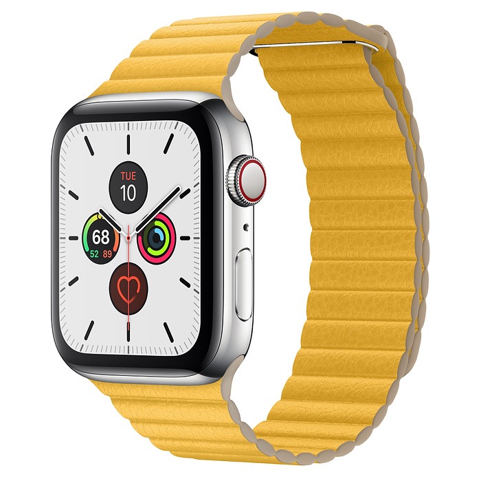 ステンレススチールケース×レザーループ