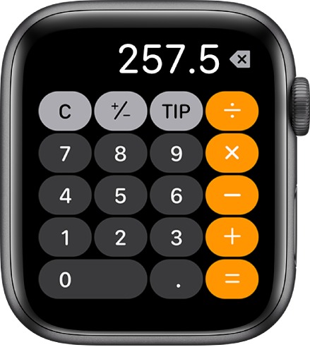 Apple Watch 機能の進化6：純正アプリの計算機が搭載