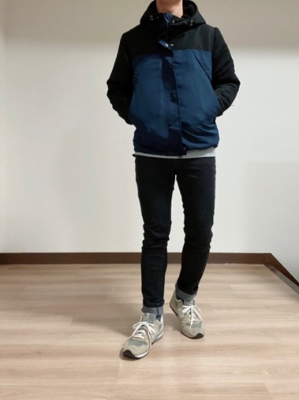 コーデ4：ブラック×デニムパンツ