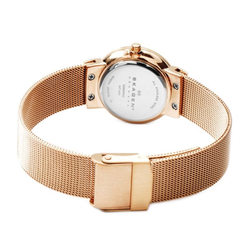 スカーゲンのレディース（女性用）腕時計：358SRRDの特徴・機能