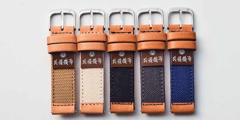 Knotの腕時計ストラップ　タケヤリ帆布ベルト