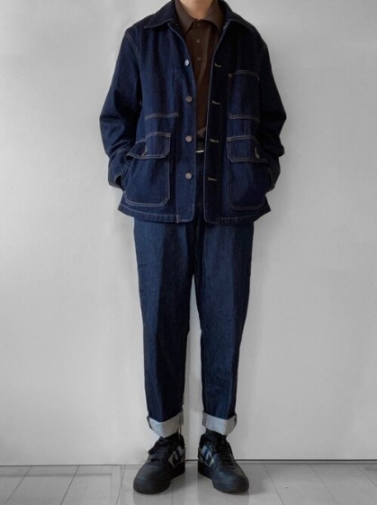 コーデ5：デニムオンデニム