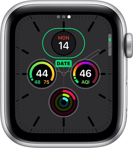 ④Apple Watchの文字盤を設定する