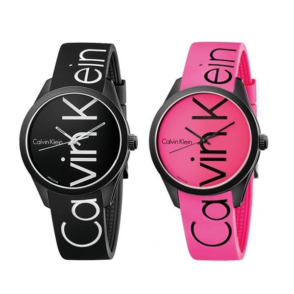 カルバンクライン カラー 40mm ブラック ピンク 