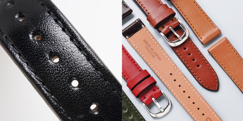Knotの腕時計ストラップ　栃木レザーベルト