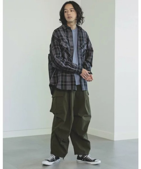 コーデ4：BEAMS OUTLET×ミリタリーテイスト