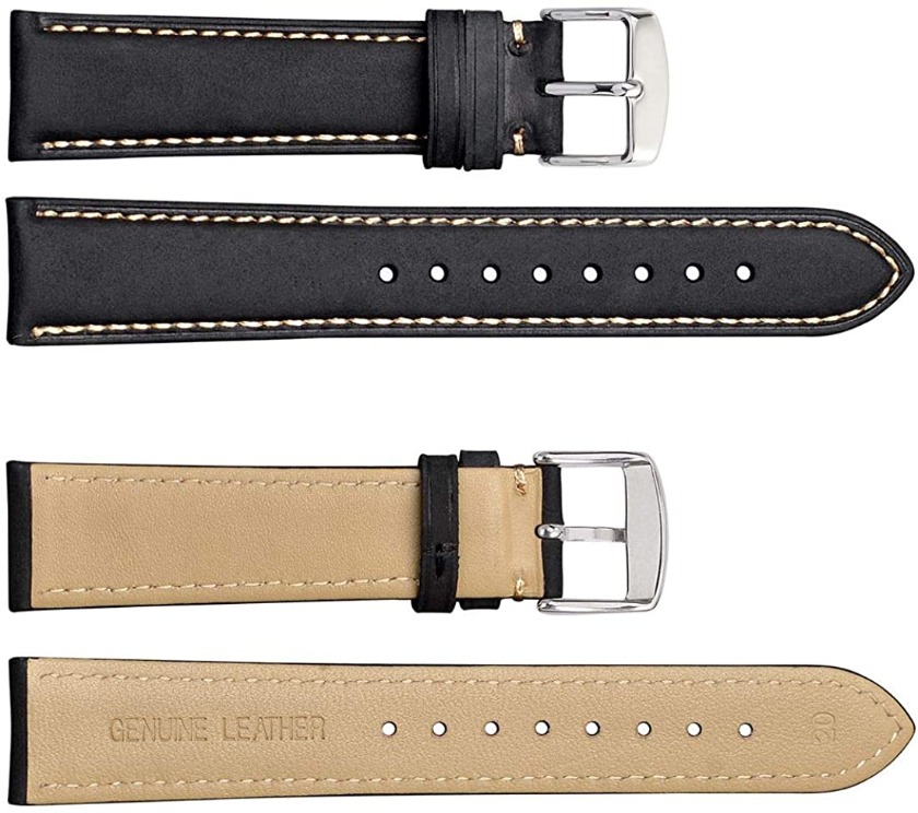 20mm ブラック レザーベルト