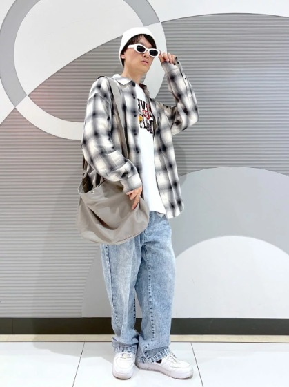 コーデ3：WEGO×ウォッシュデニム