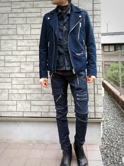 着こなし3：ジャケット自体をインナーに