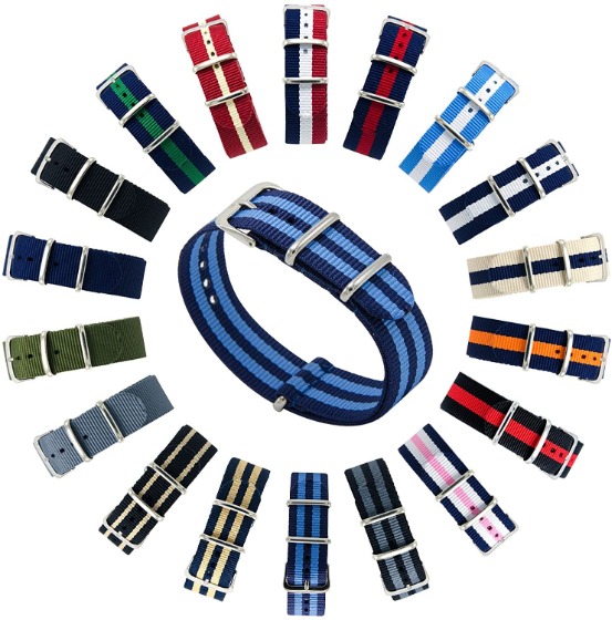 ナイロン簡単交換ベルト ストライプ