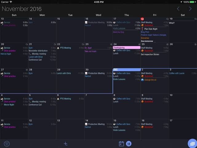 Informant 5 Calendar