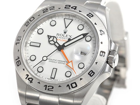 ロレックスエクスプローラーⅡRef.216570ホワイト