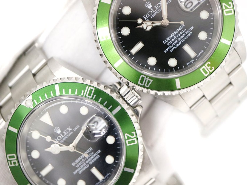 サブマリーナ×グリーン 16610LVの買取相場