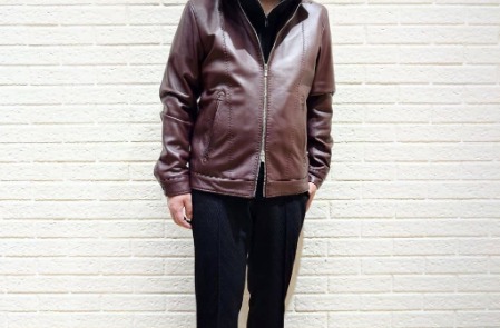 カジュアル3：ライダースとマウンテンパーカー