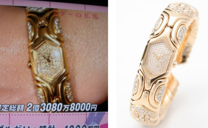 【芸能人・有名人】ブルガリの腕時計：叶美香さん