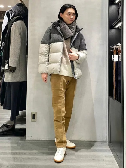 ツートン×マフラー