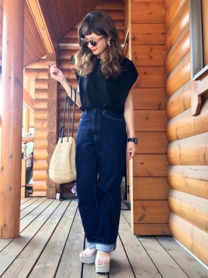 デニム＋AppleWatch