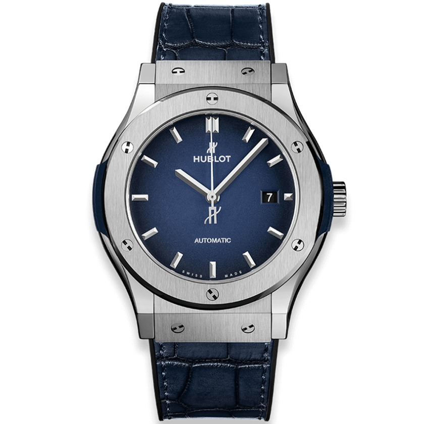 クラシック・フュージョン チタニウム ディープブルー 542.NX.6670.LR.JPN18