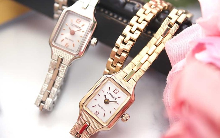 シチズンKII(キー)の特徴2:女性らしい華奢な細長いフォルム