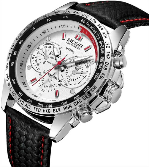 MEGIRはクロノグラフ腕時計？特徴を紹介