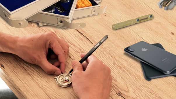 ②プロも愛用する本格的工具付き