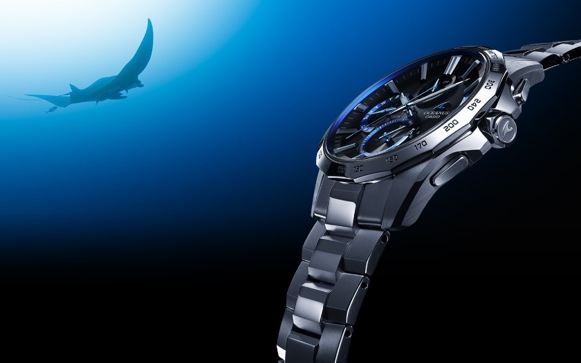 OCW-T100TD-1AJF (カシオオシアナス) チタン製の軽量ウォッチ