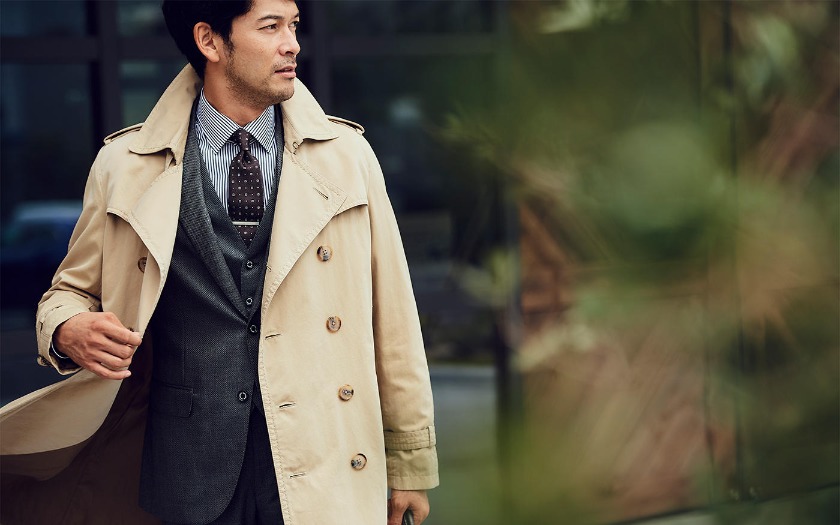 ジャケットの種類13：トレンチコート