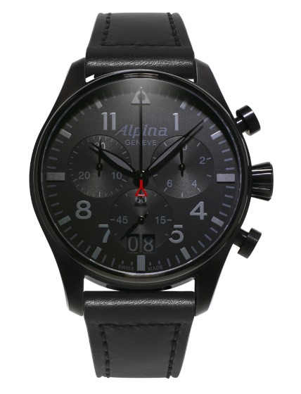 スタータイマー パイロット クロノグラフ ビックデイト シャドウライン (REF. AL-372BB4FBS6)