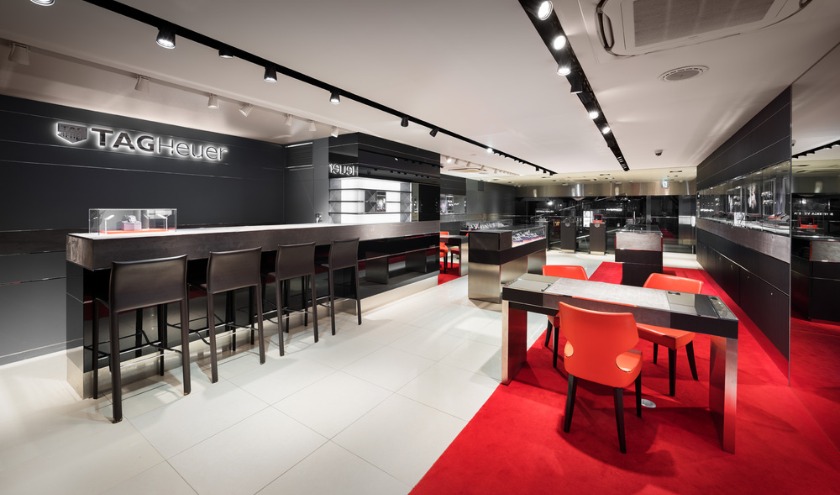 表参道の時計店：エスパス タグ・ホイヤー 表参道