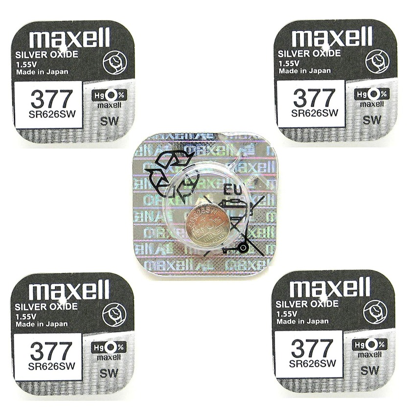 日立マクセル　酸化銀電池　5個組