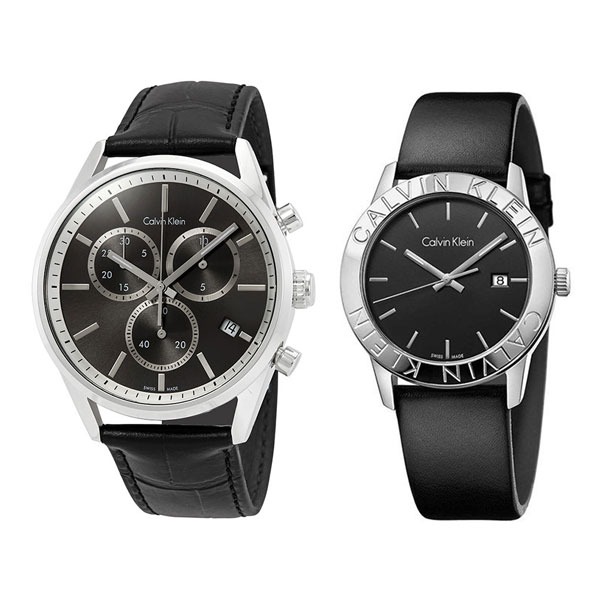 カルバンクライン メンズ レディース シルバー ブラック