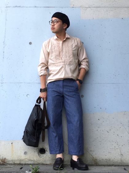 革靴✕デニムコーデ⑤J.M. WESTON ローファー