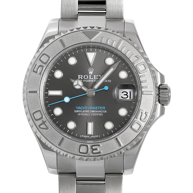 ダークロジウム(ロレックスヨットマスター)は落ち着いた輝き