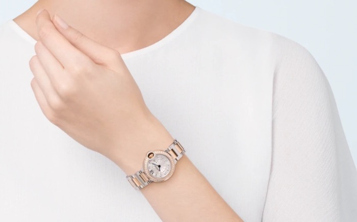 カルティエの腕時計×ダイヤ4.バロンブルー