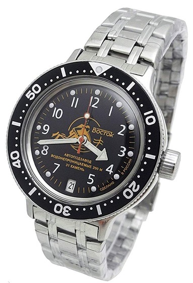 ボストーク・ヨーロッパ 200M アンフィビア 2416/420380 シルバー