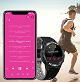 COULAXのスマートウォッチ⑧音楽制御
