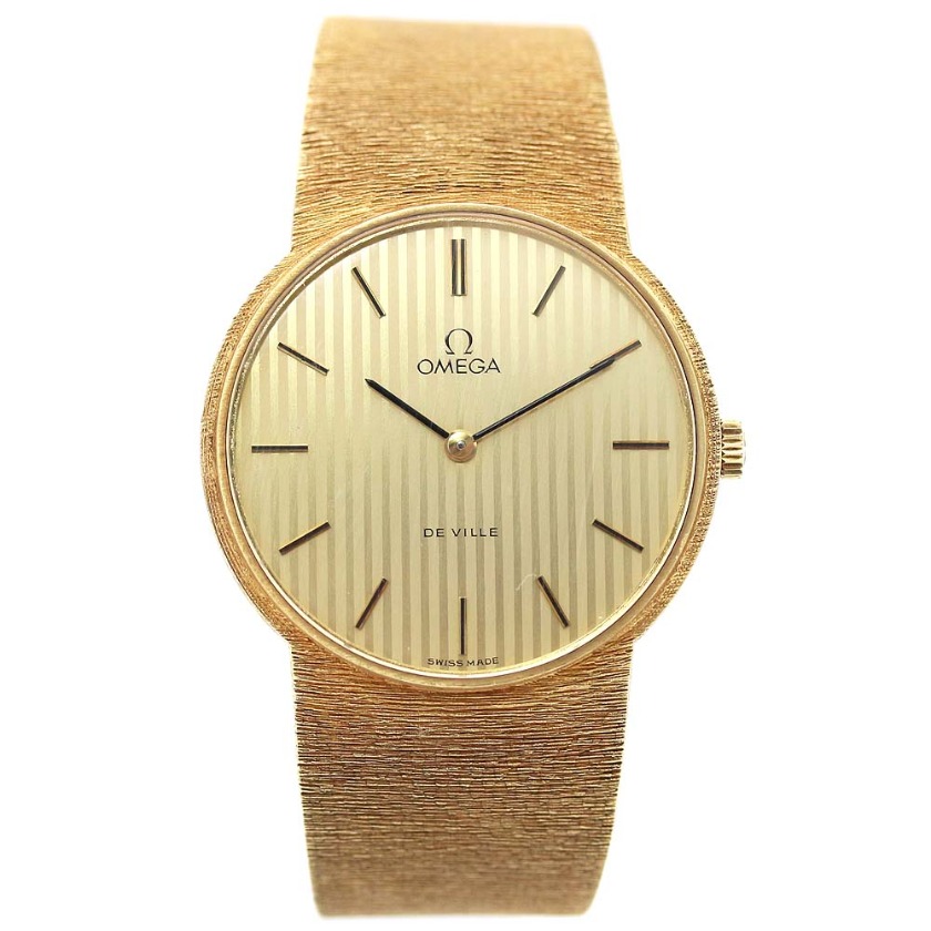 オメガ デヴィル金無垢