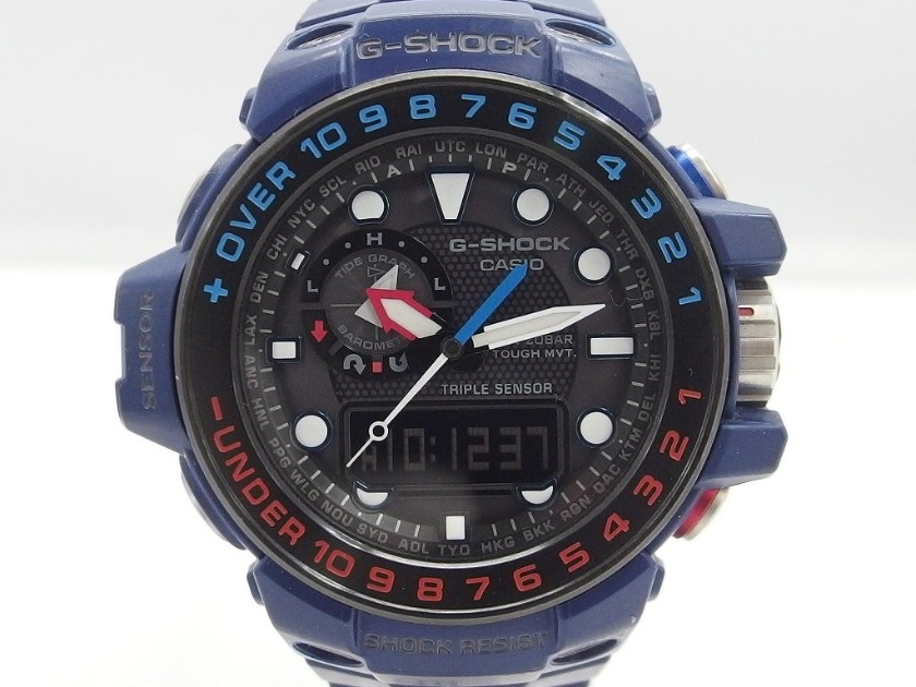 カシオ G‐SHOCK ガルフマスター ブルー GWN‐1000H‐2AJF