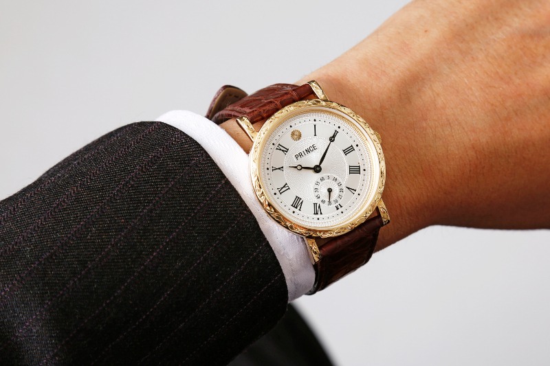 PRINCE®️ 18金無垢腕時計