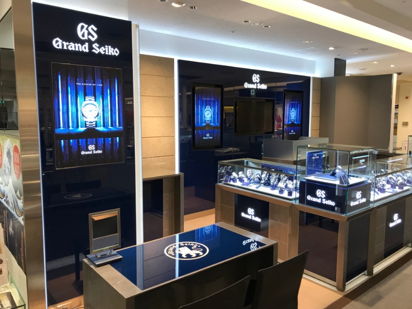 エディフィスの取扱店舗：仙台三越本館 7階時計サロン