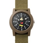 ディズニー ミッキーマウス ミリタリー時計