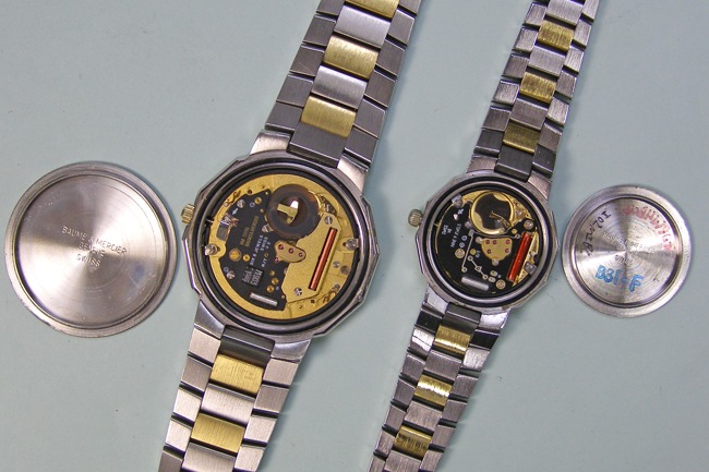 ボーム&メルシエ リビエラ ペアの電池交換料金の相場