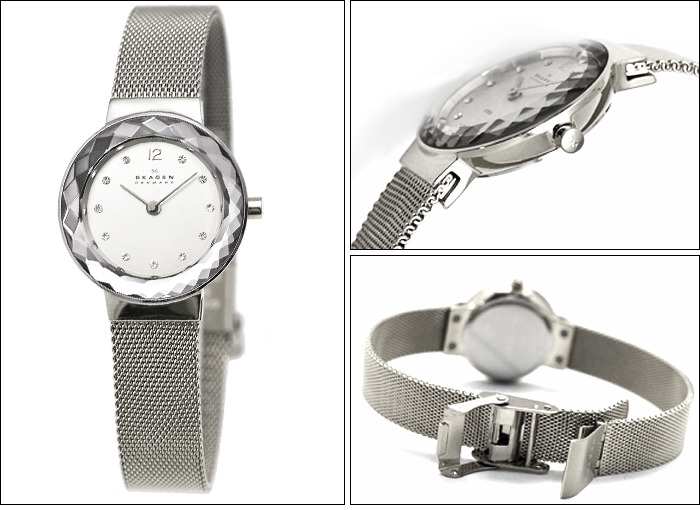 スカーゲンの腕時計：LEONORA 456SSS