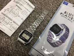 ⑤クロノグラフのBLUE PLANET